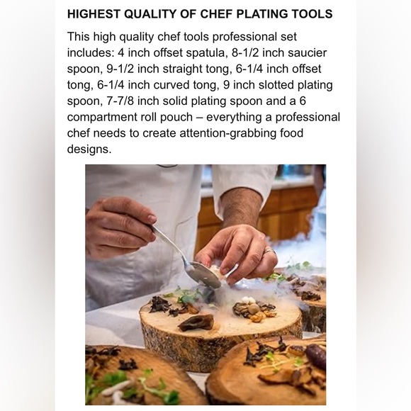 NEW 👨🏼🍳Nuvantee 8 piece Plating Tools Kit - Picture 2 of 16